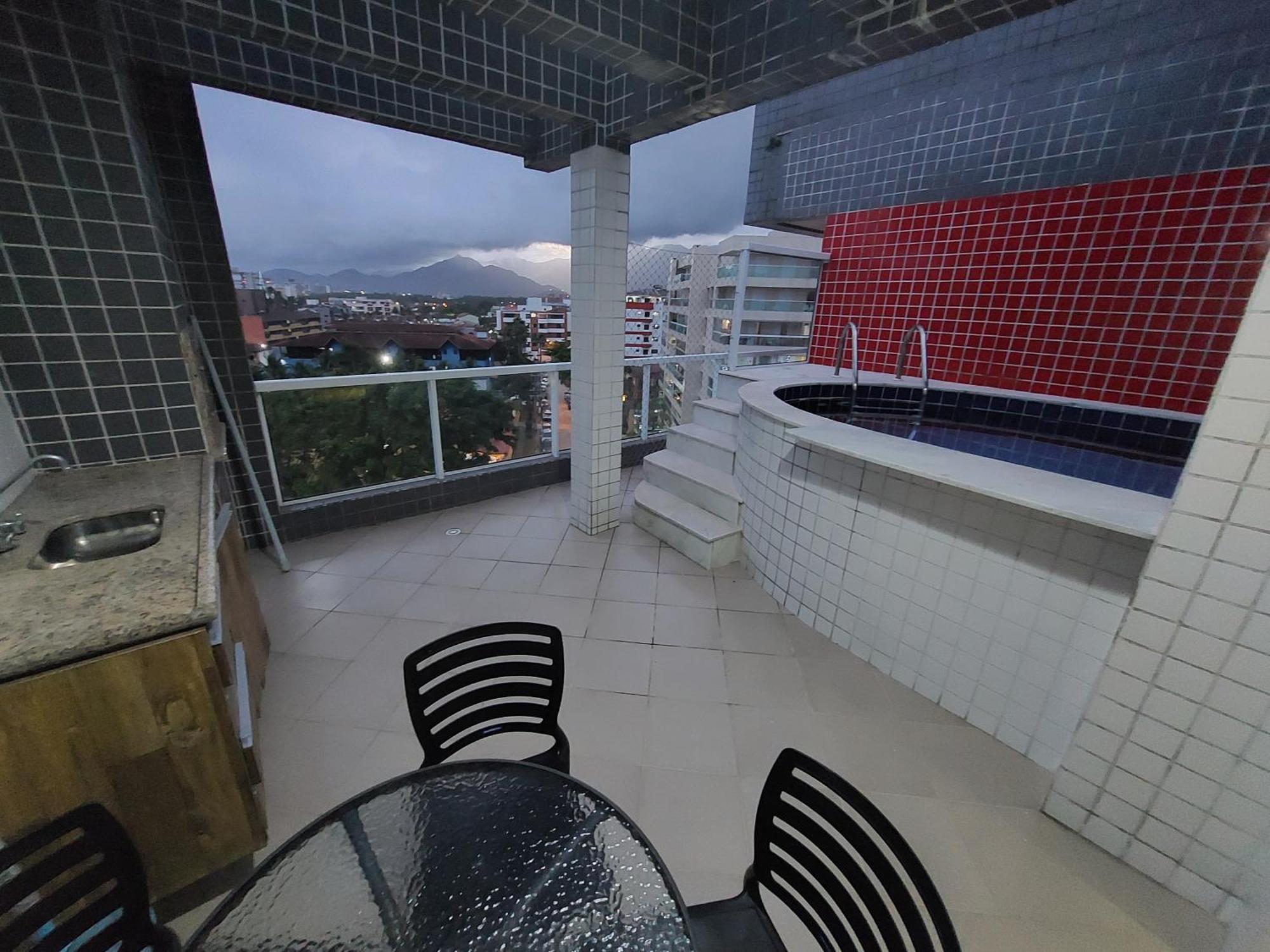Apartamento A 50M Praia Maitinga, Wifi, Churrasqueira Na Varanda Bertioga Camera foto